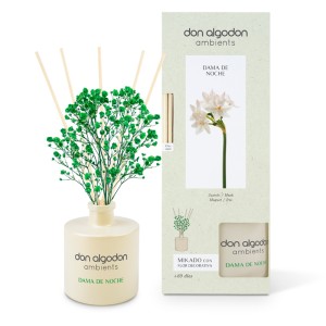 Don Algodon Reed Diffuser with Flower - Dama De Noche (New)