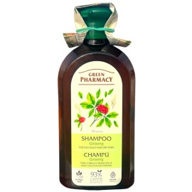 Green Pharmacy Shampoo for Oily Scalp and Dry Ends 350ml - Ginseng Green Pharmacy Shampoo for Oily Scalp and Dry Ends 350ml - Ginseng