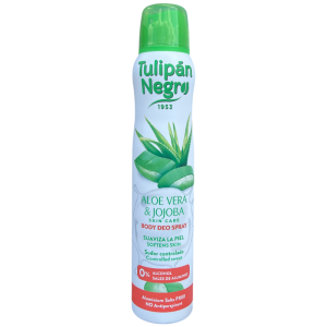Tulipan Negro Deodorant Spray 200ml - Aloe Vera & Jojoba