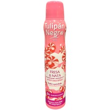 Tulipan Negro Deodorant Spray 200ml - Strawberries and Cream Tulipan Negro Deodorant Spray 200ml - Strawberries and Cream