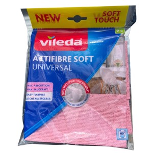 Vileda Actifibre Microfibre Double Pack Cloths