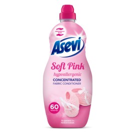 Asevi Concentrated Fabric Softener Hypoallergenic Soft Pink (Talco Rosa) 60 Wash