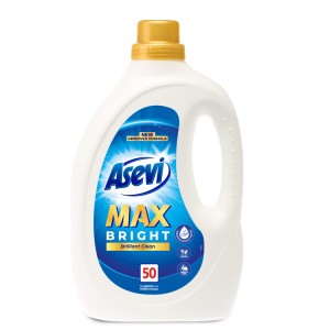 Asevi Laundry Detergent Wash Gel Max Bright Bio Hypoallergenic 50 Wash