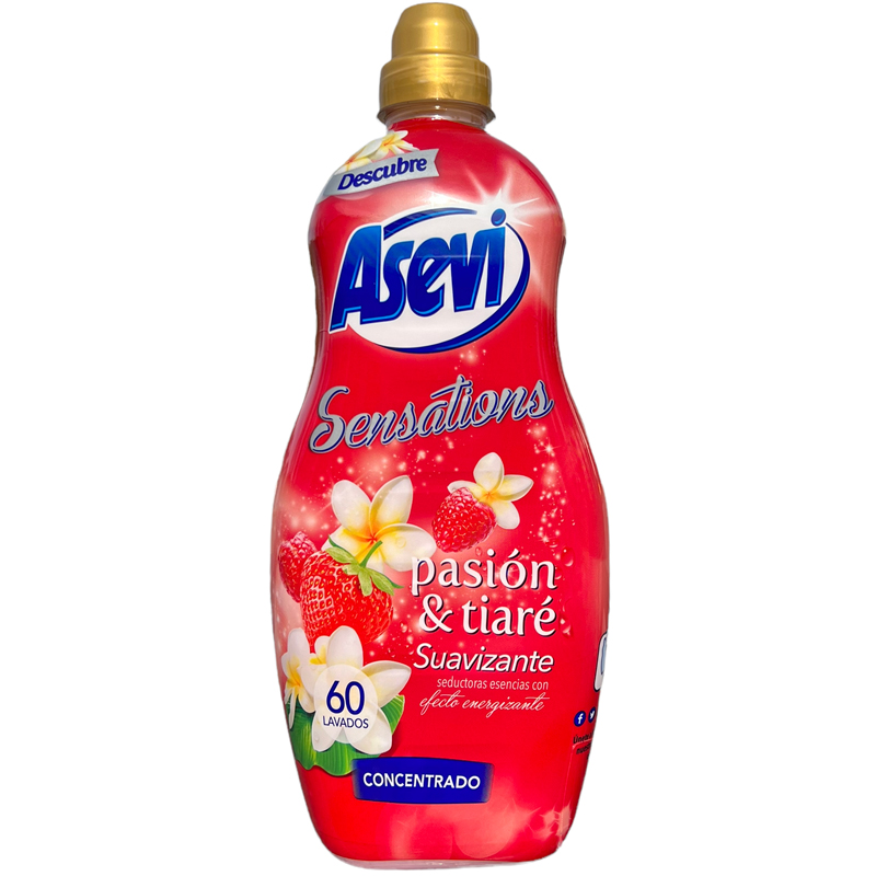 Asevi Fabric Softener Sensations - Strawberry Passion - 60 Wash 1.4L