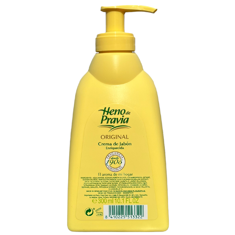Heno De Pravia Hand Soap with Pump Top 300ml