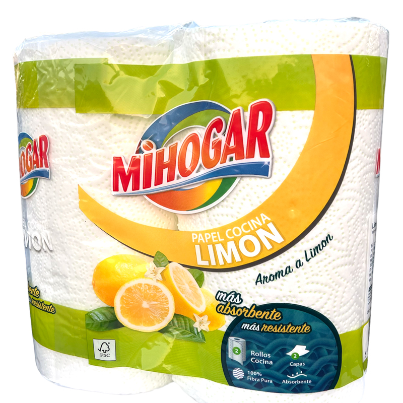 Mihogar Scented Kitchen Roll 2Pack Lemon Lemon Fresh UK Ltd