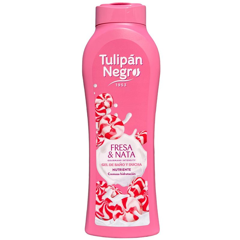 Tulipan Negro Shower Gel 720ml Strawberries & Cream