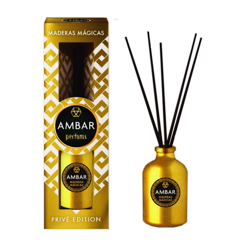 Ambar Deluxe Special Edition - Reed Diffuser 50ml - Maderas Magicas / Magical Wood