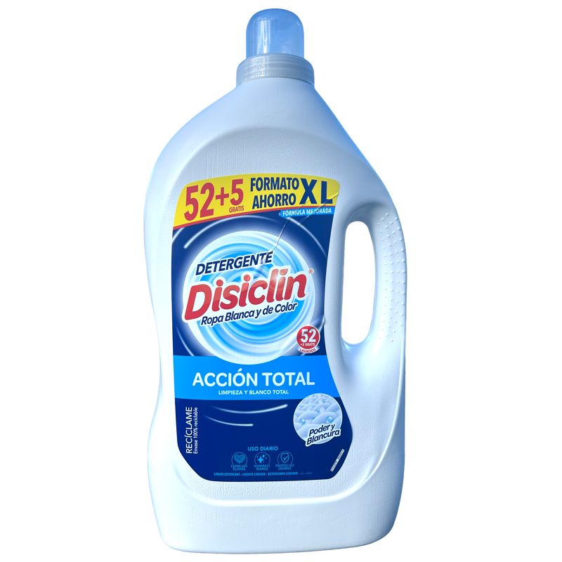 Disiclin Laundry Detergent 52 Wash 2860ml - Total Action Gel