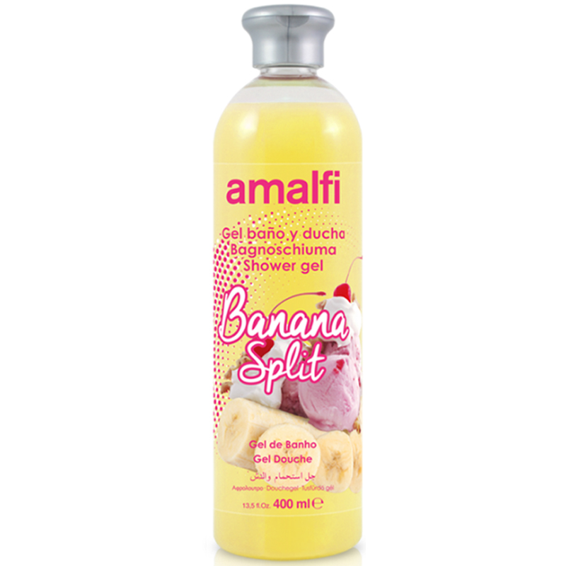 Amalfi Premium Bath & Shower Gel 400ml - Banana Split