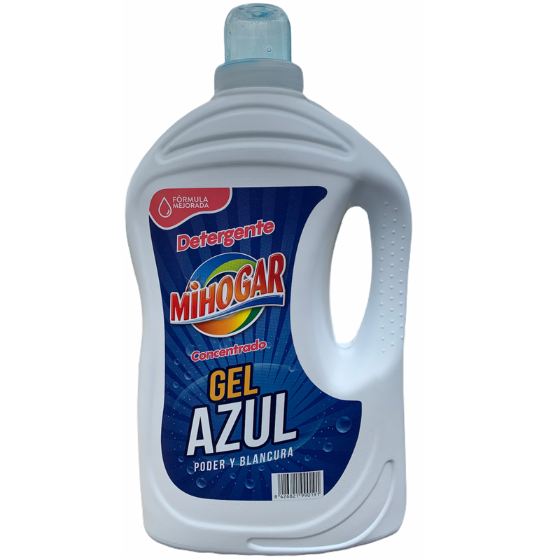Mihogar Laundry Detergent Wash Gel Azul 3 Litre