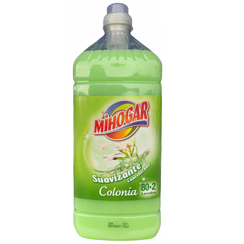 Mihogar Concentrated Fabric Softener 80 Wash 2 Litre Colonia Lemon