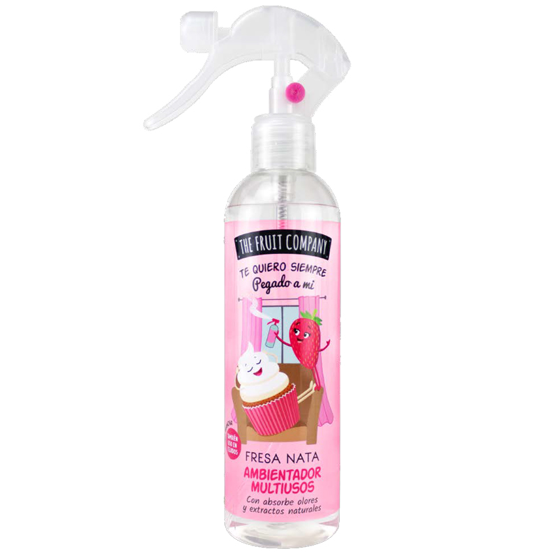 The Fruit Company Air & Fabric Spray with Natural Extracts 250ml - Strawberries & Cream