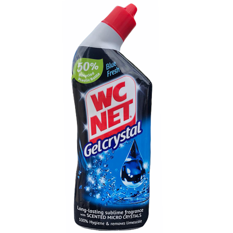 WC Net Toilet Gel with Micro Crystals - Blue Fresh 750ml