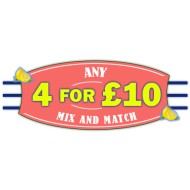 4 for £10 4 for £10