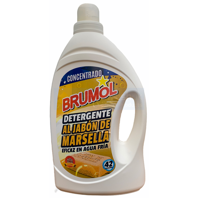 Brumol Detergent Wash Gel - Jabon De Marsella - 42 Wash 2770ml