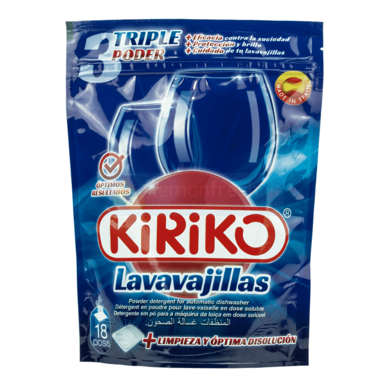 Kiriko Triple Action Dishwasher Tabs - 18 Washes