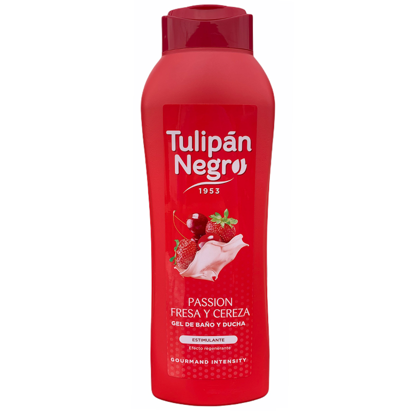 Tulipan Negro Shower Gel 720ml Strawberry & Cherry Lemon Fresh UK Ltd