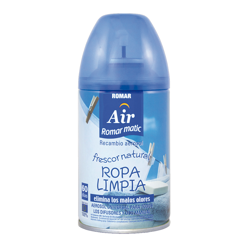 Romar (Freshmatic Compatible) Air Freshener Refill Spray 250ml - Ropa Limpia