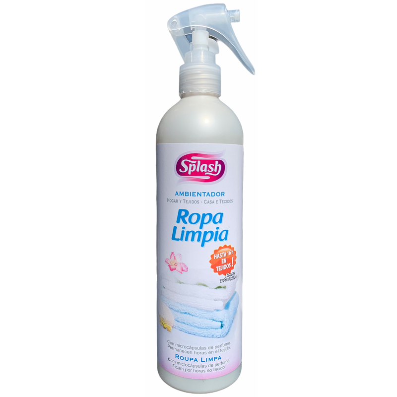 Splash Air & Fabric Spray - Ropa Limpia 400ml