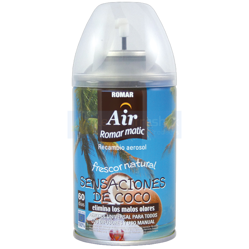 Romar (Freshmatic Compatible) Air Freshener Refill Spray 250ml - Coconut Sensations