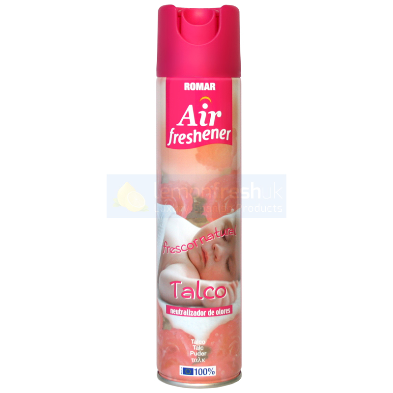 Romar Spray Can Air Freshener Vertical 300ml Talco Lemon Fresh UK Ltd