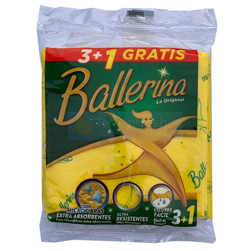 Ballerina La Original - 3 Pack Extra Absorbent Microfibre Cloths