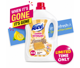 Asevi Laundry Detergent Wash Gel 44 Wash - Marseille Asevi Laundry Detergent Wash Gel 44 Wash - Marseille