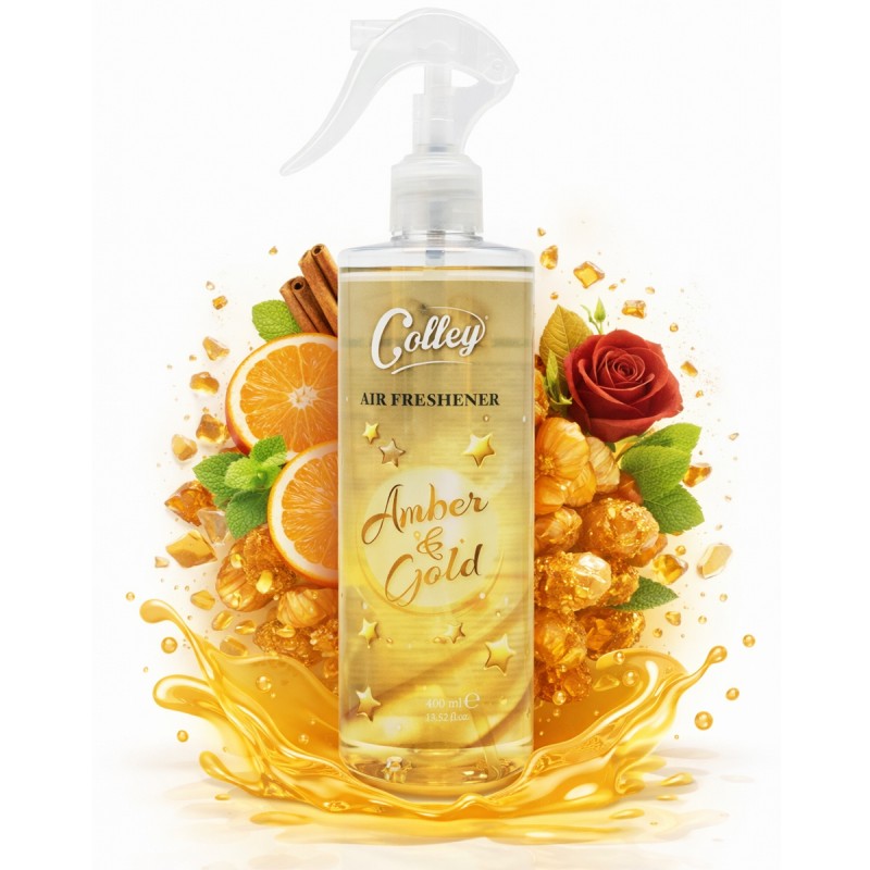 Colley Air Freshener Spray 400ml - Amber & Gold