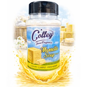 Colley Home Fragrances - Carpet Freshener Powder 500g - Marseille Soap