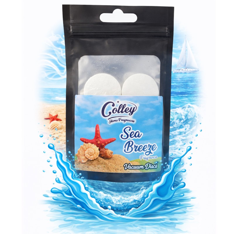 Colley Home Fragrances - Vacuum Disc 4pk - Sea Breeze