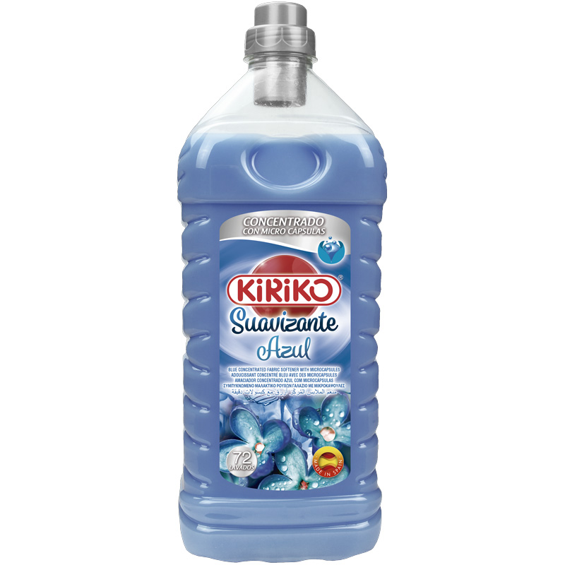 Kiriko 72 Wash Concentrated Fabric Softener 2L - Azul