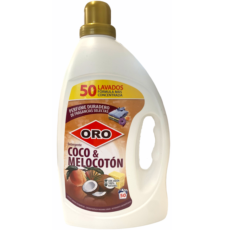 Oro Laundry Detergent 50 Wash 2.5L - Coconut & Peach
