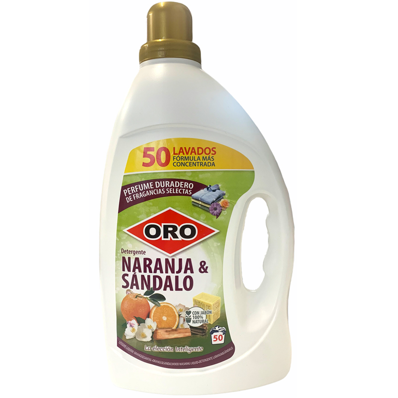 Oro Laundry Detergent 50 Wash 2.5L - Orange & Sandalwood