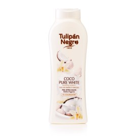 Tulipan Negro Shower Gel 650ml Coconut Pure White Tulipan Negro Shower Gel 650ml Coconut Pure White