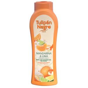 Tulipan Negro Shower Gel 650ml Mandarin and Lime - 1 Case - 12 Units