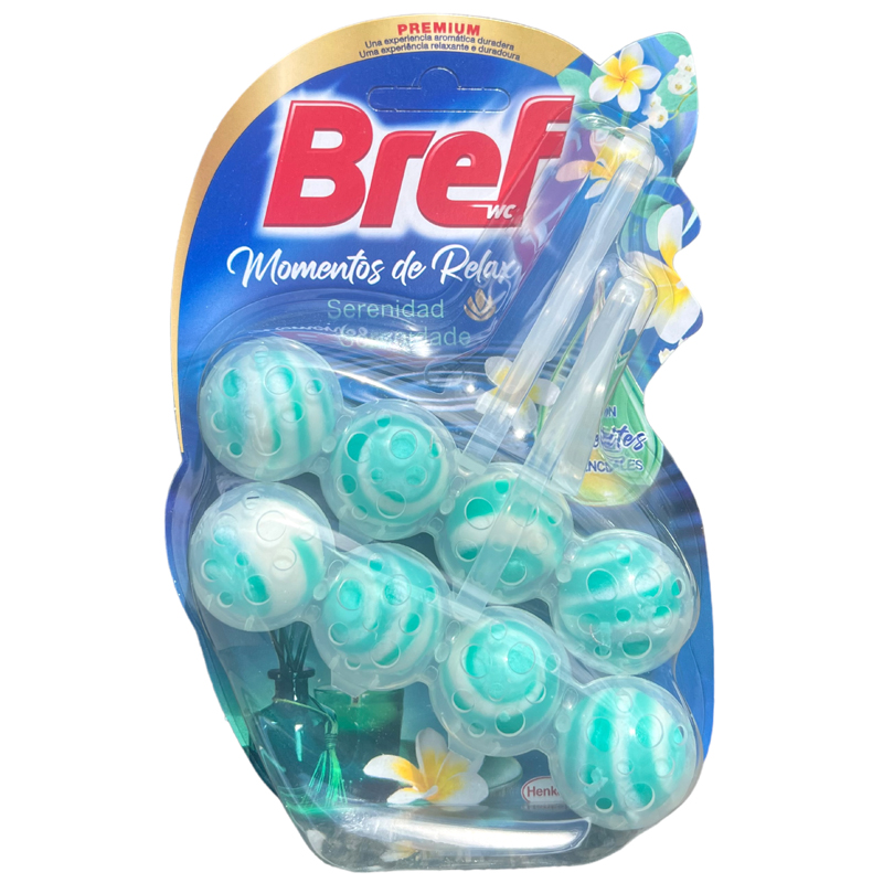 Bref WC Double Pack Toilet Clip-on - Relax Seranade - 1 Case - 10 Units