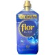 Flor Fabric Softener Elixir 63 Wash 1.134L - Azul - 1 Case - 10 Units