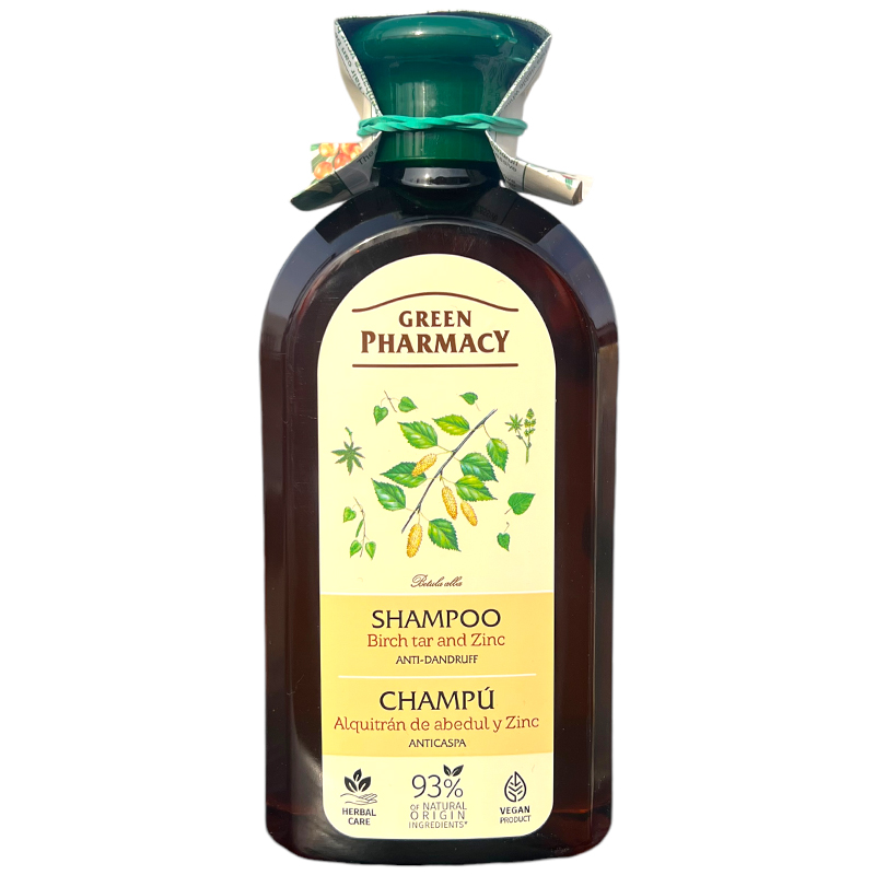 Green Pharmacy Anti-Dan Shampoo 350ml - Birch Tar & Zinc - 1 Case - 20 Units