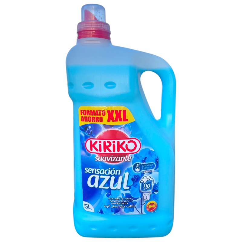 Kiriko Fabric Softener 5L - Azul - 1 Case - 2 Units