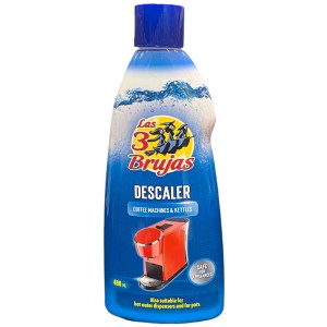 3 Brujas / 3 Witches Descaler for Coffee Machines and Kettles 480ml - 1 Box - 8 Units