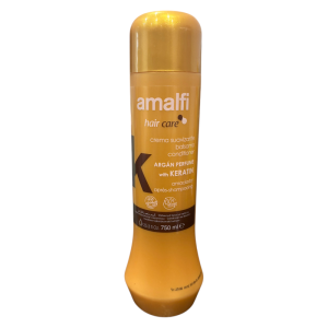 Amalfi Keratin Hair Conditioner 750ml - Damaged Hair - Argan - 1 Case - 12 Units