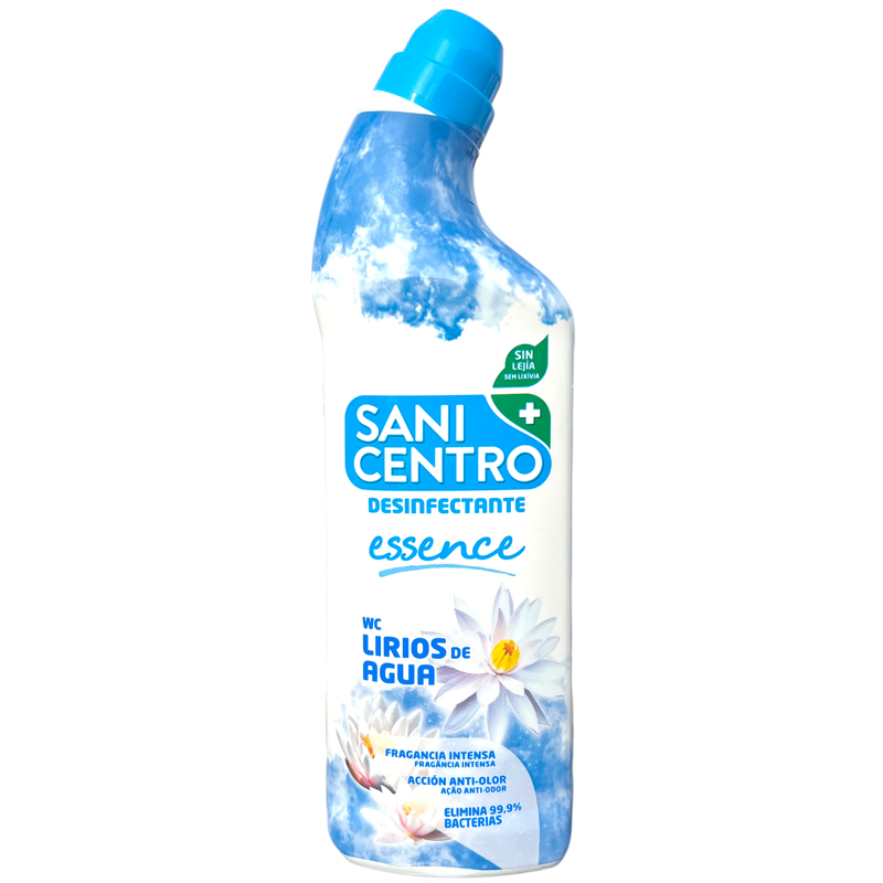 Sanicentro WC Disinfectant Gel 1L - Water Lillies - 1 Case - 12 Units