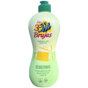 3 Brujas / 3 Witches Concentrated Washing-up Liquid Ecocitrus 500ml - 1 Case - 12 Units