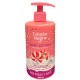 Tulipan Negro Body Lotion with Pump Top 400ml - Strawberries and Cream - 1 Case - 6 Units 