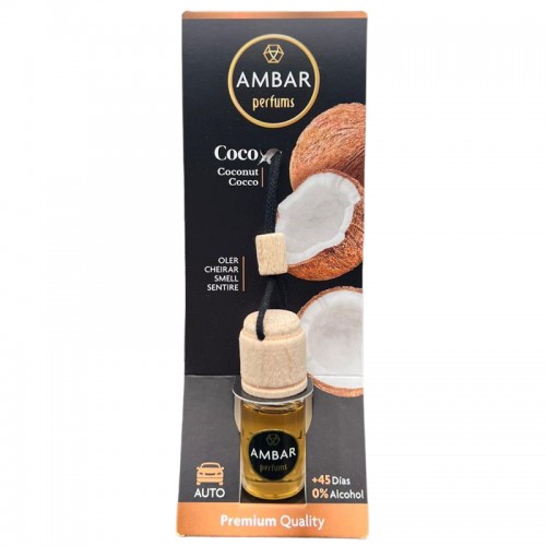 Ambar Car Air Freshener Coconut 1 Case 14 Units Lemon Fresh UK