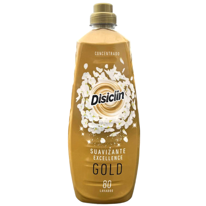 Disiclin Super Concentrated 80 Wash Premium Fabric Softener - Gold - 1 Case - 10 Units