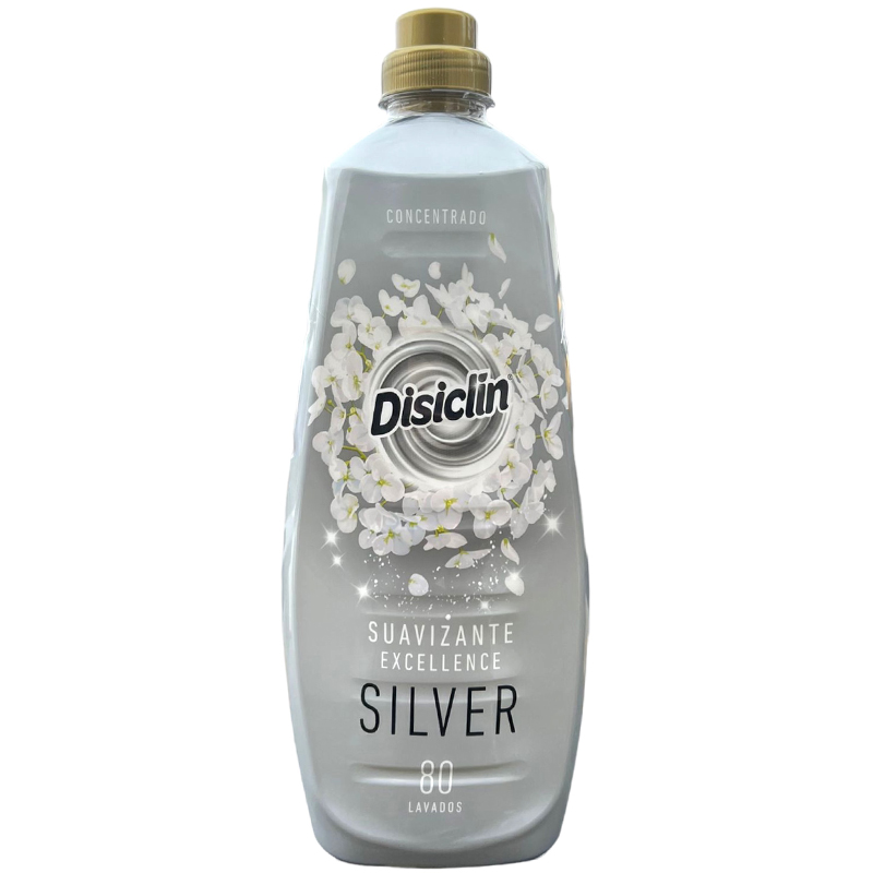 Disiclin Super Concentrated 80 Wash Premium Fabric Softener - Silver - 1 Case - 10 Units