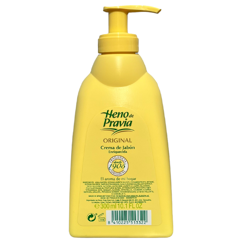 Heno De Pravia Hand Soap with Pump Top 300ml - 1 Case - 12 Units