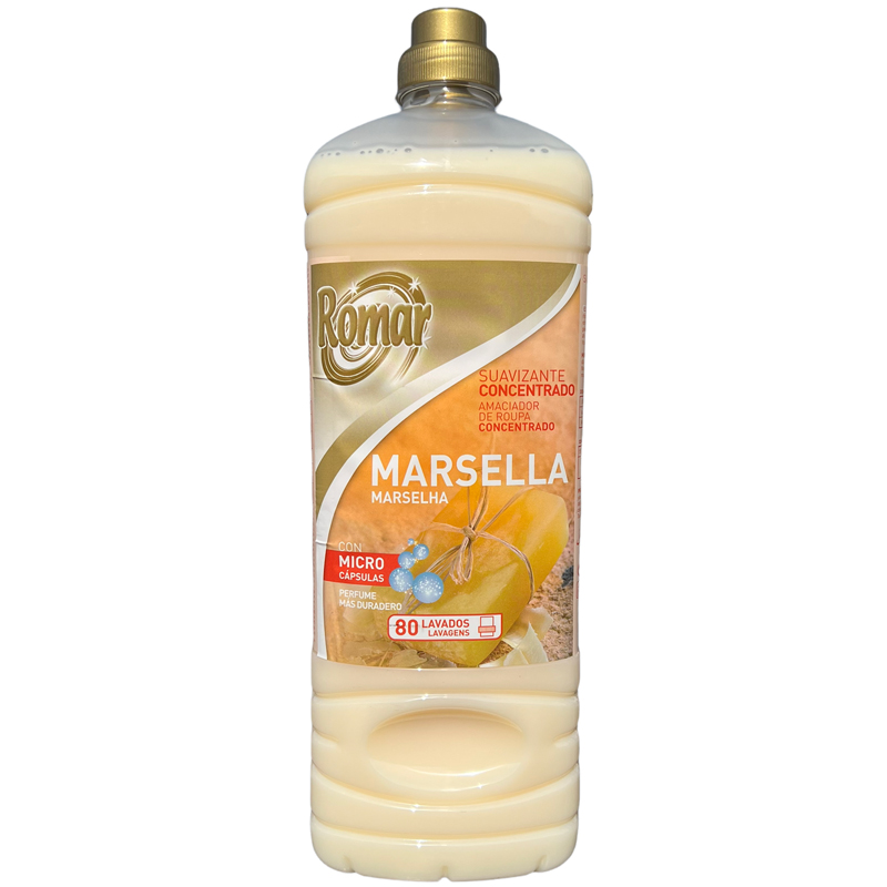 Romar Fabric Softener 2L - Jabon De Marsella - 1 Case - 6 Units